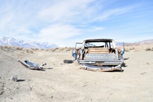 Abandoned Car in Mojave Desert